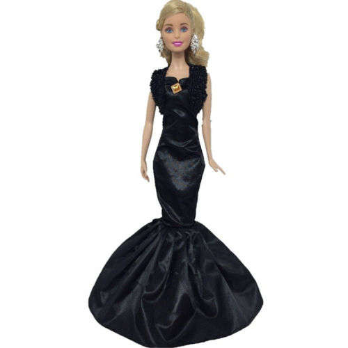 Barbie Fashion House -  Clothes, Handmade, Clothing -  Red Carpet Dress with sparkly jacket
