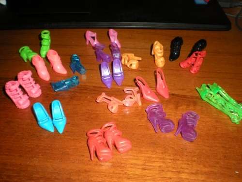 Barbie Fashion House, Barbie Shoes, Huge Set 16 pairs