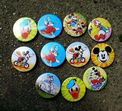 Disney Mickey Mouse  Badges, perfect as Party Treat. Set of 5 Badges