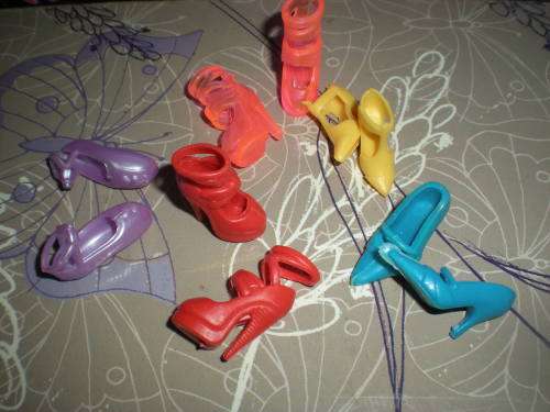 Barbie Fashion House, Barbie Shoes  5 pairs