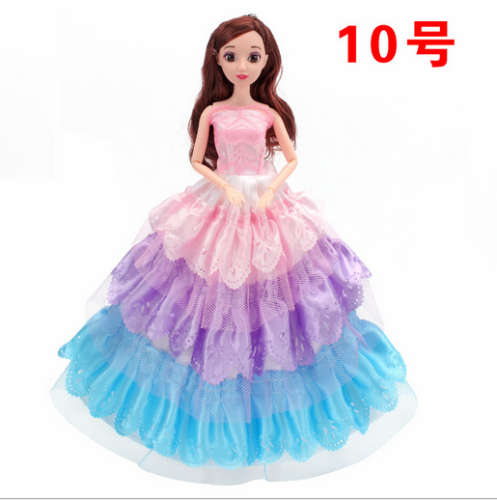 Barbie Fashion House -  Clothes, Handmade, Clothing - Blue Ball Gown Dress