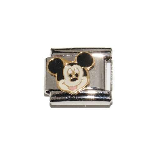 Last one - Stainless Steel Charm letter Mickey Mouse fits Nomination bracelet