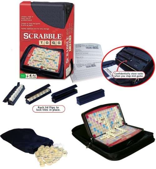 Hasbro Board Game Scrabble Travel edition, age 8+, as new condition