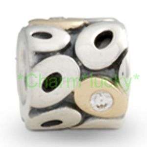 European Circles Bead - Sterling Silver Bead