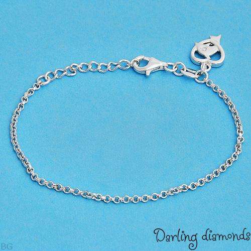Special - Darling Diamond Bracelet in Solid 925 Sterling Silver with Genuine Diamond