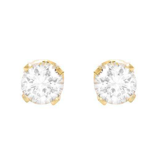 Stunning 0.20 ctw Diamond Stud Earrings in 14K Yellow Gold