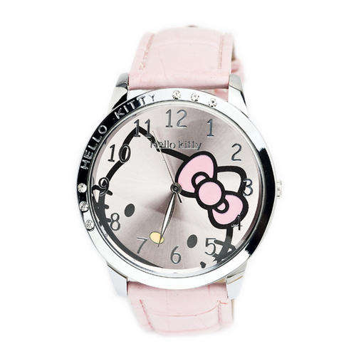 Hello Kitty Watch with Crystals in Pink