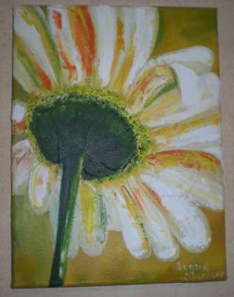 Original Oil Painting "Daisy" II