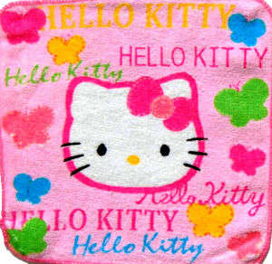 Hello Kitty Facecloth