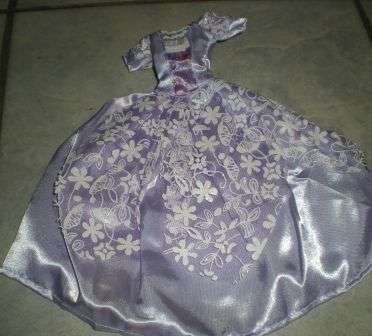 Barbie Clothes, Handmade, Lovely Purple Gown / Princess Dress