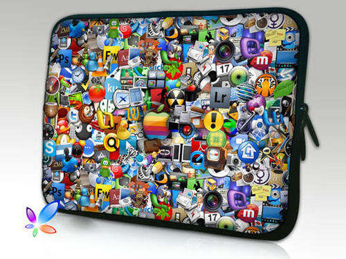 Colourful laptop sleeve, fits laptops up to  13.3 "