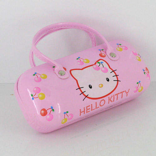 ONLY ONE!! Hello Kitty, sunglass case Pink with Handles