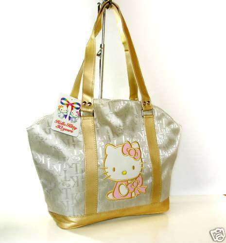 SPECIAL!! Hello Kitty Ladies Handbag Gold