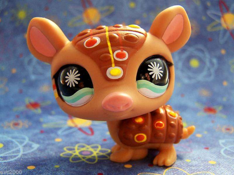 Last One - Littlest Pet Shop, Postcard Armadillo 1007
