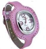 Trendy Pink Ladies Watch