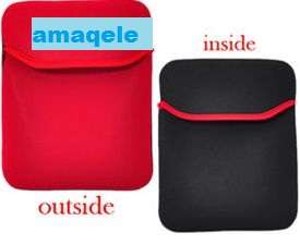 REd Laptop sleeve, fits laptops up to 10 inch