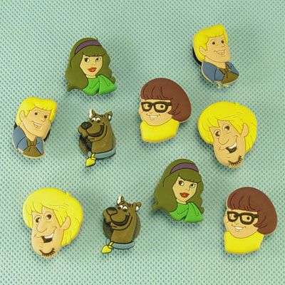 Scooby Doo Shoe Charms, fits Crocs and similar Shoes