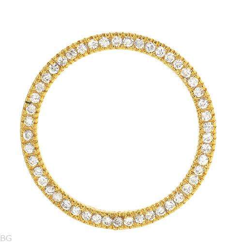 Circle Pendant in 925 Sterling Silver 14K Gold Plated with cubic Zirconia