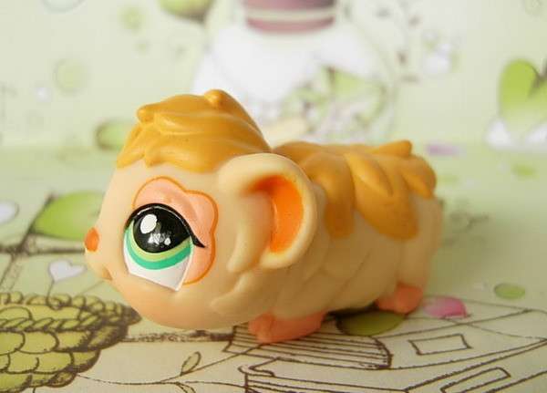 Last One - Littlest Pet Shop, Guinea Pig - RARE #1844