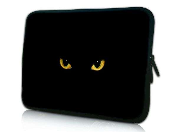 Cat Eyes Laptop Sleeve, fits laptops 15 inch