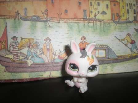 Special - Littlest pet shop, Tatoo Bunny / Rabbit #1855