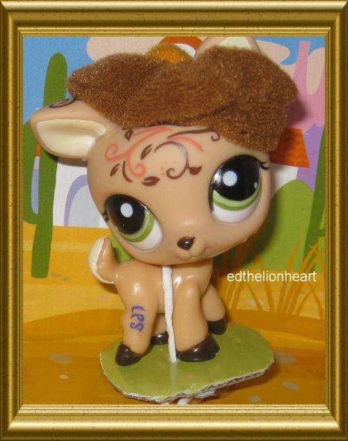 Rare, Littlest Pet Shop, Tattoo Clam Deer / Fawn 1620