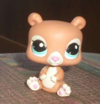 Littlest pet shop, Bear Brown - Moscow Bear 2110 FLAWED