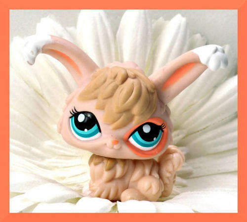 Rare, Littlest Pet Shop, Bunny / Rabbit- Angora bunny  1471