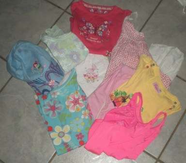 Spring is in the Air, Girls Spring/Summer Clothing, size 5 to 6 years, 10 pieces