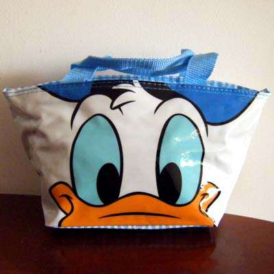 LAST ONE - Donald Duck Tote, Bag, Purse, Lunchbag