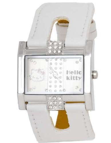 Hello Kitty Watch, White - new Design - rectangular