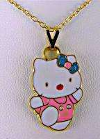 Hello Kitty Necklace - Gold Tone