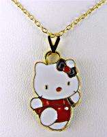 Hello Kitty Necklace - Gold Tone