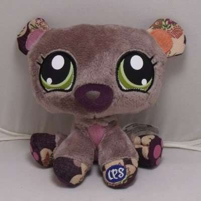 Littlest Pet Shop Soft Toy, Brown Teddy - New Edition