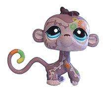 Littlest Pet Shop,  Monkey # 1841