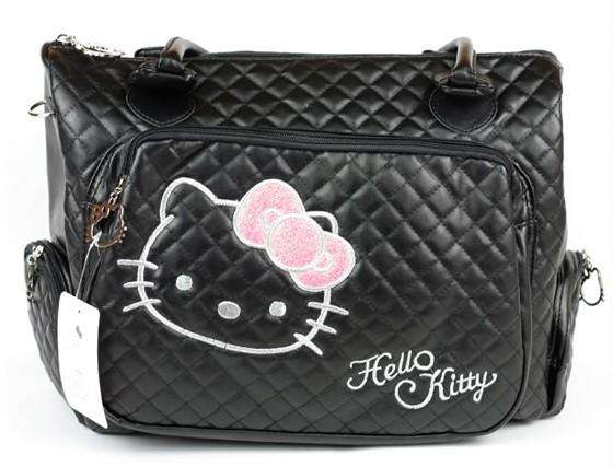 Hello Kitty Ladies Handbag - Black