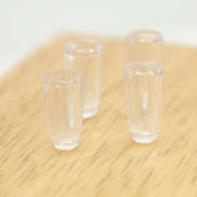 Miniature Food, Re-ment, Collectable Handmade Dollhouse Miniature Glasses 4 pieces