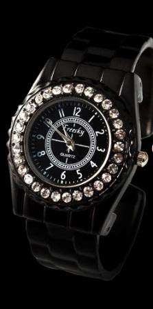 Trendy Black Bracelet Watch
