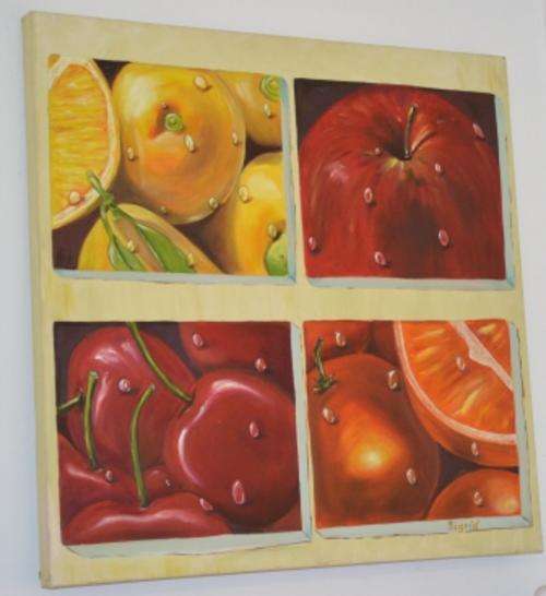 Original Oil Painting "Fruit Salad"