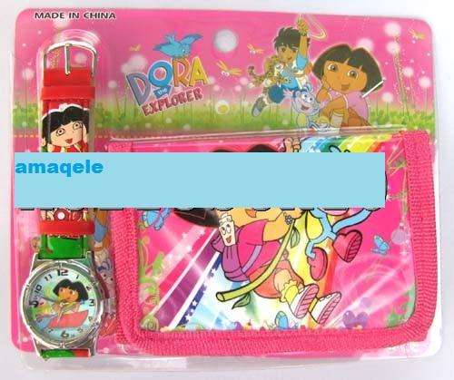 DORA watch set; Watch with Purse Wallet