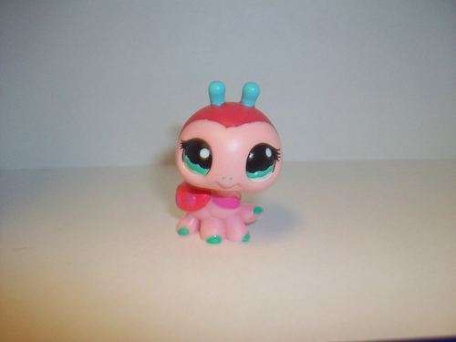 ONLY ONE - Littlest Pet Shop, Ladybug - Pink and Teal # 1143