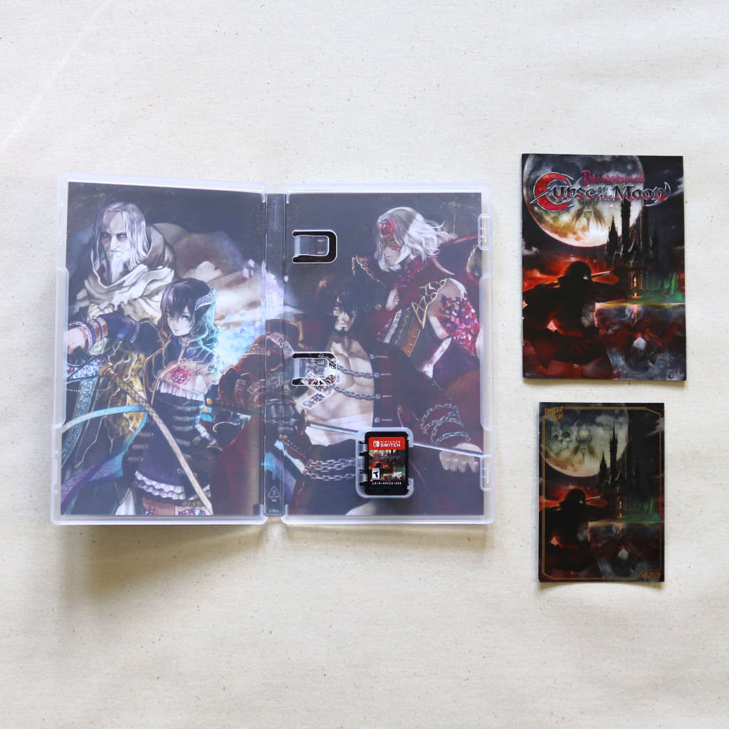 2X GAME BUNDLE! Nintendo Switch - Bloodstained: Curse of the Moon 1 & 2 - Limited Run Games #31 & #9