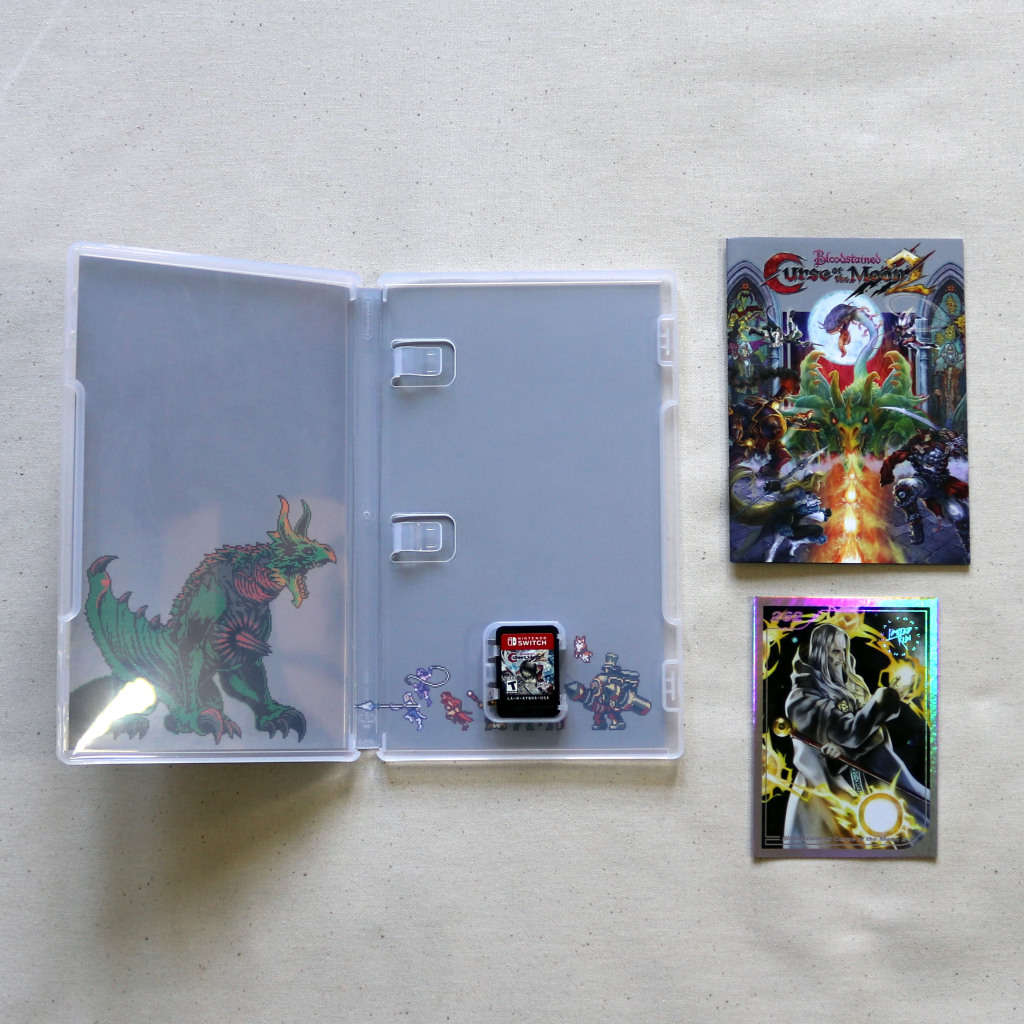 2X GAME BUNDLE! Nintendo Switch - Bloodstained: Curse of the Moon 1 & 2 - Limited Run Games #31 & #9