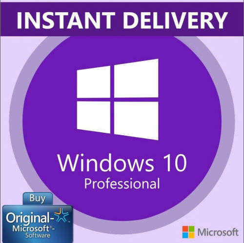 MICROSOFT WINDOWS 10 - PROFESSIONAL -LICENCE KEY 32/64 BIT