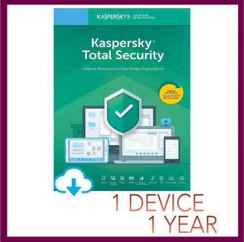 Kaspersky TOTAL Security Antivirus 2019 2020 | 1 PC Device 1 YEAR