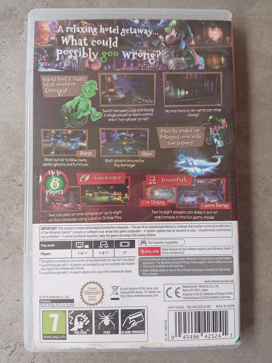 Luigi`s Mansion 3  (Nintendo Switch)