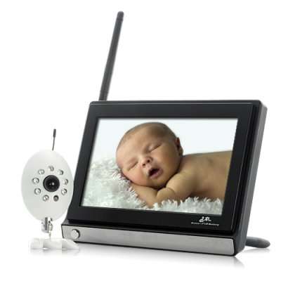 Baby Monitor "Monitor Buddy" - Wireless, 7 Inch Widescreen LCD, Night Vision Camera