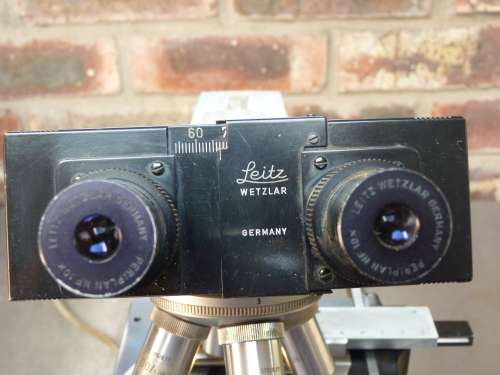 Ernst Leitz Wetzar HM-LUX Microscope  #914453 Made in Germany, from ca. 1975, Collectors Item
