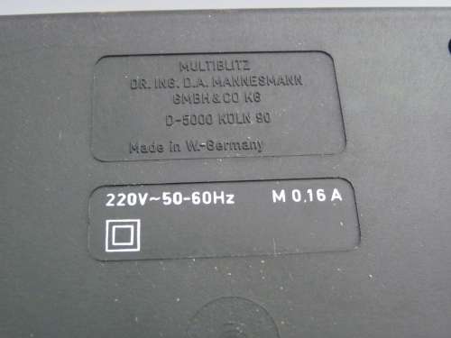 Multiblitz Color SLIDE-Duplicator. Made in W.Germany