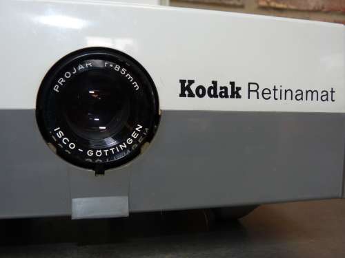 KODAK RETINAMAT PROJECTOR 100W with PROJAR 85MM LENS in working condition / VINTAGE